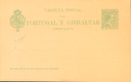 864 1893. (*) EP34. 5 Cts Verde Sobre Tarjeta Entero Postal. MAGNIFICA. Edifil 2018: 19? - Other & Unclassified