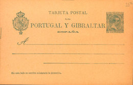 865 1893. (*) EP34B. 5 Cts Verde (sobre Salmón) Sobre Tarjeta Entero Postal. MAGNIFICA. (Láiz 2006, 50 Euros) - Other & Unclassified