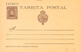 869 1901. (*) EP37, EP37A. Conjunto Del 10 Cts Castaño Sobre Dos Tarjetas Entero Postales, Sobre Diferentes Papeles (ant - Other & Unclassified