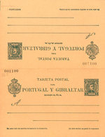 881 1903. (*) EP44. 5 Cts + 5 Cts Verde Azul Sobre Tarjeta Entero Postal, De Ida Y Vuelta. MAGNIFICA. Edifil 2018: 66? - Other & Unclassified