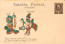 908 (1923ca). Sin Valor, Negro. Tarjeta Postal Franquiciada De La REAL BIBLIOTECA NACIONAL, Con Ilustración En El Frente - Other & Unclassified