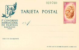 954 1960. (*) EP88/89. Serie Completa Sobre Tarjetas Entero Postales. MAGNIFICAS. Edifil 2018: 106? - Otros & Sin Clasificación