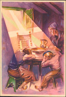 987 (1936ca). Tarjeta Postal Ilustrada (Hogar). Departamento De Propaganda De La Delegación Del Gobierno De Euzkadi En C - Altri & Non Classificati
