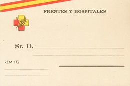 1010 1938. Tarjeta Postal De FRENTES Y HOSPITALES. MAGNIFICA. - Autres & Non Classés