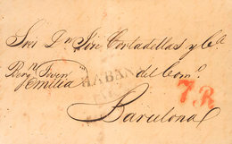 1161 1830. LA HABANA A BARCELONA. Marca HABANA, En Negro (P.E.10) Edición 2004. MAGNIFICA. - Cuba (1874-1898)