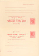 1331 1882. (*) EP11/14. Juego Completo De Cuatro Tarjetas Entero Postales (incluyendo Obviamente Las Dos De Ida Y Vuelta - Cuba (1874-1898)