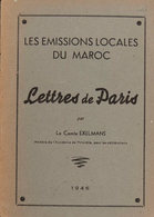 1421 1946. LES EMISSIONS LOCALES DU MAROC. Le Comte Exelmans. París, 1946. - Spaans-Marokko
