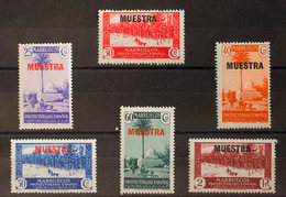 1476 1935. ** 152/59M. Serie Completa, Seis Valores. MUESTRA. MAGNIFICA. Edifil 2013: 132? - Spanish Morocco