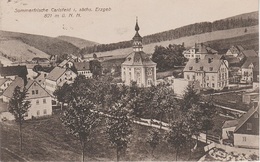 AK Carlsfeld Erzgebirge Kirche Gasthof ? A Eibenstock Oberwildenthal Morgenröthe Rautenkranz Sauersack Frühbuß Prebuz - Eibenstock