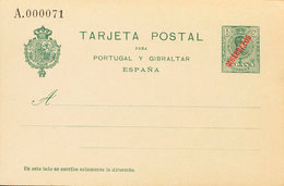1540 1914. (*) EP4, EP6. 5 Cts Verde Sobre Tarjeta Entero Postal Y 10 Cts Rojo Sobre Tarjeta Entero Postal. MAGNIFICAS.  - Marruecos Español