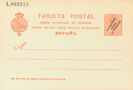 1543 1915. (*) EP11. 10 Cts Rojo Sobre Tarjeta Entero Postal. MAGNIFICA. Edifil 2018: 130? - Spanish Morocco