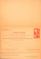1545 1933. (*) EP20, EP22/23. Juego Completo (a Falta Del 25 Cts Rojo) De Las Tarjetas Entero Postales (incluyendo Las D - Marruecos Español