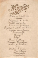 MENU 1900 - Menus