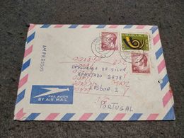 LUXEMBOURG CIRCULATED COVER ETTELBRUCK TO LISBOA PORTUGAL REGISTERED 1971 - Covers & Documents