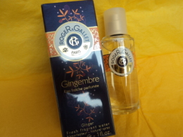 ROGER & GALLET" GINGEMBRE" VAPO 30 ML  EAU FRAICHE PARFUMEE  NEUF  LIRE ET VOIR !! - Miniatures Femmes (avec Boite)