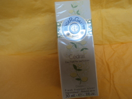 ROGER & GALLET" CEDRAT   " VAPO 30 ML  EAU FRAICHE PARFUMEE  NEUF  LIRE ET VOIR !! - Miniatures Femmes (avec Boite)