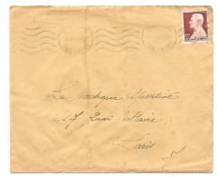 MONACO   ...TIMBRE N°    305  B....SUR  LETTRE 1949..POUR PARIS..  VOIR SCAN. - Lettres & Documents