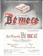 2 Buvards Anciens  PRODUITS PHARMACEUTIQUES : LABORATOIRE ODINOT Rue VIOLET Paris - BE ME CE /illust.ANTAR 1931 - Chemist's