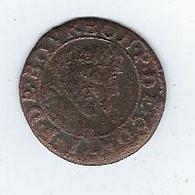 Pièce De Monnaie F De Bourbon P De Conti Double Tournois (1585 Sous Réserve) - 1574-1589 Enrique III