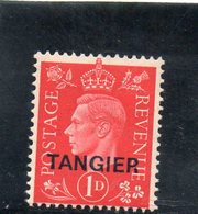 TANGIER 1937 * - Morocco Agencies / Tangier (...-1958)