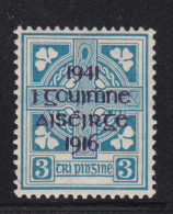 Ireland 1941 MH Scott #119 Overprint On 3p Celtic Cross - Ongebruikt