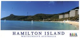 (348) Australia - QLD - Hamilton Island (with Stamp At Back Of Card) - Great Barrier Reef