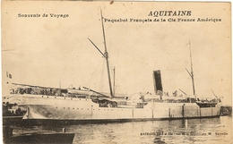 Paquebot  -    AQUITAINE    104 - Dampfer