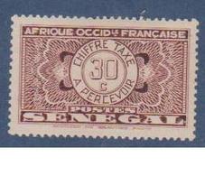 SENEGAL        N°  YVERT   TAXE 26   NEUF SANS GOMME        ( SG  017 ) - Timbres-taxe