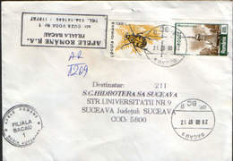 Romania - Registered  Letter Circulated In 1997 - Lettres & Documents