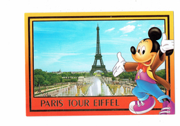 Cpsm - Collection DISNEY-PARIS La Tour Eiffel - MICKEY - Edit Leconte - Disneyland