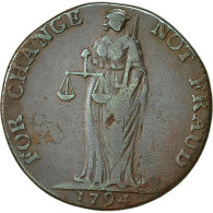 Monnaie, Grande-Bretagne, Suffolk, Halfpenny Token, 1794, Bungay, TTB, Cuivre - Otros & Sin Clasificación