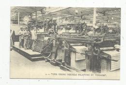 Reproduction De Cp,  Une Usine Textile Filature Et Tissage , Picardie ,industrie - Industry