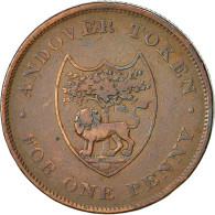 Monnaie, Grande-Bretagne, Hampshire, W S & I Wakeford, Penny Token, 1812 - Autres & Non Classés