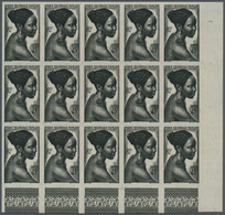 29440 Französisch-Äquatorialafrika: 1947, Definitives Pictorials, 10c. To 25fr., IMPERFORATE, 25 Complete - Brieven En Documenten