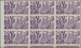 29443 Französisch-Ozeanien: 1946, "DU CHAD A RHIN", Complete Set In Imperforate Blocks Of Nine, Unmounted - Sonstige & Ohne Zuordnung