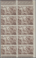 29444 Französisch-Westafrika: 1946, "DU CHAD A RHIN", Complete Set In Imperforate Blocks Of Ten, Unmounted - Andere & Zonder Classificatie