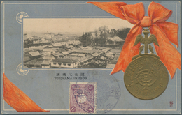 29465 Japan: 1902/29, Official (mostly) Ppc Mint/cto (23) Several With Embossing, Resp. Folders (2). Also - Other & Unclassified