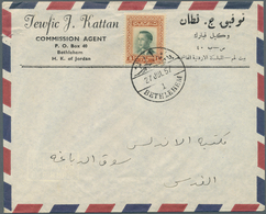 29488 Jordanien: 1925-60, Box Containing "Transjordan Cancellations Collection" On 1677 Covers, Most Amman - Jordan