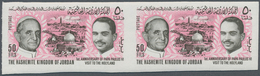 29490 Jordanien: 1960-70, Visit Of Papa Paulus VI, Visit King Hussein In USA, Imperf Sets, Pairs And Block - Jordanië