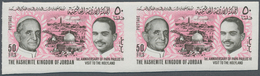 29490 Jordanien: 1960-70, Visit Of Papa Paulus VI, Visit King Hussein In USA, Imperf Sets, Pairs And Block - Jordanien