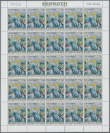 29523 Penrhyn: 1983, Save The Whales, 200 Complete Sets Within Units, Unmounted Mint. Michel Nos. 310/14 ( - Penrhyn