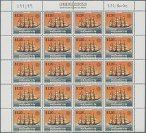 29525 Penrhyn: 1984, Sailing Boats, 50c. To $1.20, Six Values Issued On 21 March, 332 Copies Each Within U - Penrhyn