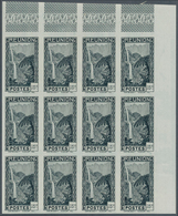 29531 Reunion: 1933, Definitives Pictorials, 15c. "Waterfall" IMPERFORATE, 20 Copies Within Marginal Units - Covers & Documents