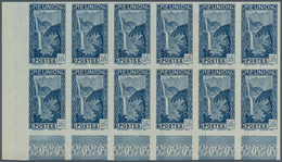 29534 Reunion: 1938, Definitives Pictorials, 1.75fr. "Waterfall" IMPERFORATE, 22 Copies Within Marginal Un - Covers & Documents