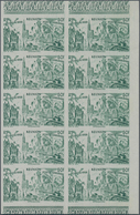 29537 Reunion: 1946, "DU CHAD A RHIN", Complete Set In Imperforate Blocks Of Ten, Unmounted Mint. Maury PA - Covers & Documents
