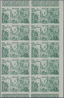 29537 Reunion: 1946, "DU CHAD A RHIN", Complete Set In Imperforate Blocks Of Ten, Unmounted Mint. Maury PA - Briefe U. Dokumente