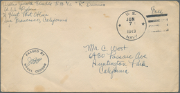 29565 Vereinigte Staaten Von Amerika: 1942/1951, Field Post WWII/German POW Mail, Assortment Of 65 Covers/ - Other & Unclassified