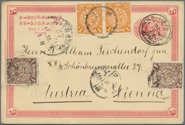 29581 Alle Welt: 1870/1940 Ca., Comprehensive Lot With Ca.270 Covers, Comprising Mainly Postal Stationerie - Collections (sans Albums)