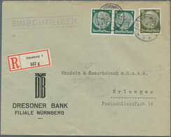 29619 Thematik: Firmenlochung / Perfins: 1933/1941, Dt.Reich, Partie Von 34 Firmenbriefen Mit Frankaturen - Non Classés