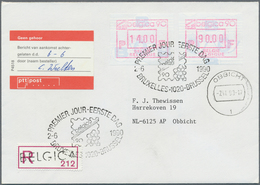 29667A Belgien - Automatenmarken: 1981 - 2001. ATM Postage Labels. Frama, Klüssendorf. Huge Lot From Michel - Autres & Non Classés